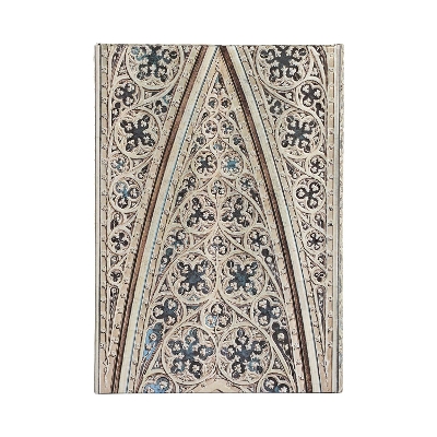 Book cover for Vault of the Milan Cathedral (Duomo di Milano) Midi Unlined Hardback Journal (Wrap Closure)