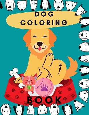 Book cover for Dog Coloring Book