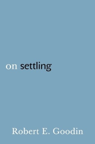 Cover of On Settling