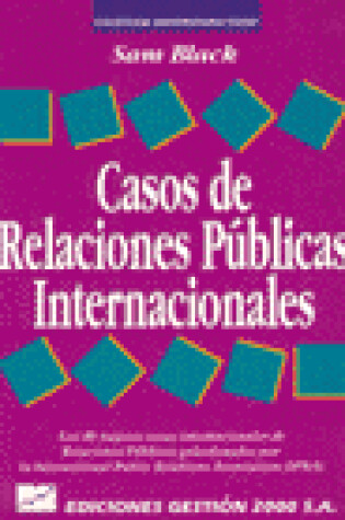 Cover of Casos de Relaciones Publicas Internacionales