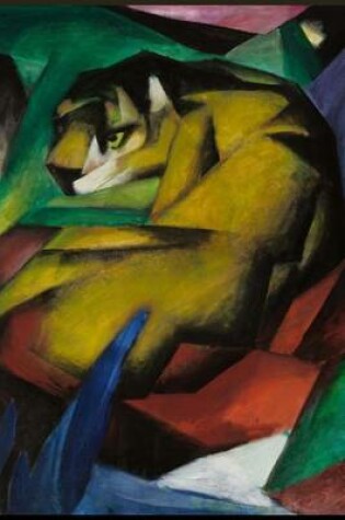 Cover of The Tiger, Franz Marc. Ruled Journal