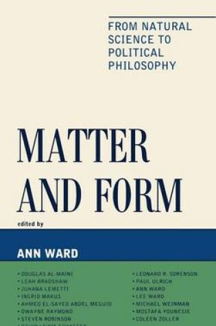 Cover of Matter and Form