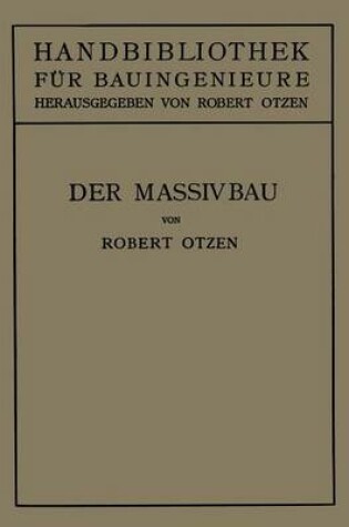 Cover of Der Massivbau