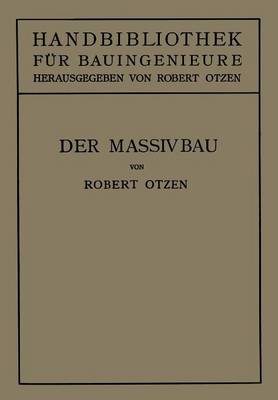 Book cover for Der Massivbau