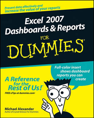 Book cover for Excel 2007 Dashboards and Reports For Dummies