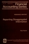 Book cover for Reporting Disaggregated Information