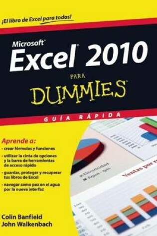 Cover of Excel 2010 Para Dummies Guia Rapida