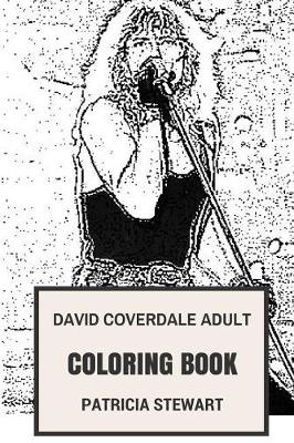 Book cover for David Coverdale Adult Coloring Book