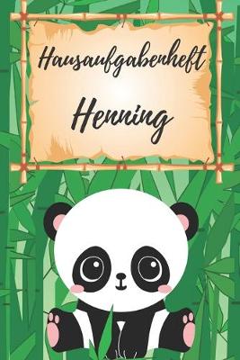 Book cover for Hausaufgabenheft Henning