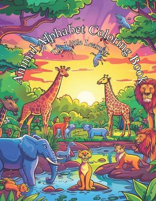 Book cover for Animal Alphabet Coloring Book