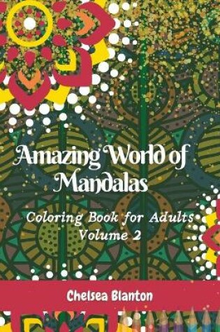 Cover of Amazing World of Mandalas Coloring Book for Adults Volume 2