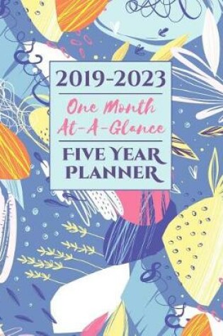 Cover of 2019-2023 Five Year Planner One Month At-A-Glance