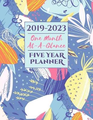 Book cover for 2019-2023 Five Year Planner One Month At-A-Glance