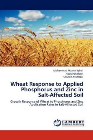 Cover of Wheat Response to Applied Phosphorus and Zinc in Salt-Affected Soil