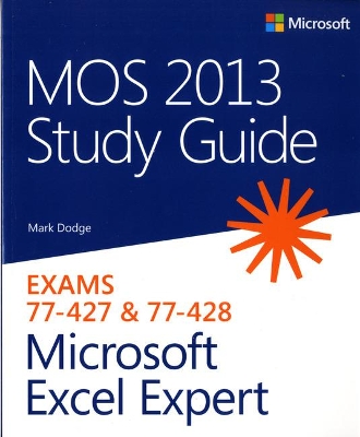 Cover of MOS 2013 Study Guide for Microsoft Excel Expert