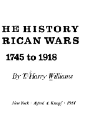 Cover of The Hist of Amer Wars