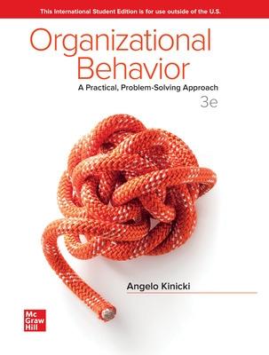 Book cover for ISE Organizational Behavior: A Practical, Problem-Solving Approach