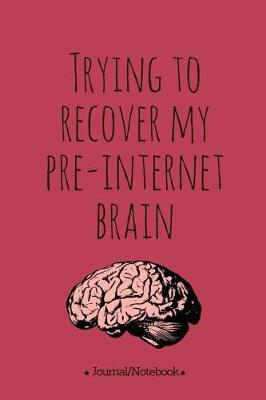 Book cover for Trying to recover my pre-internet brain