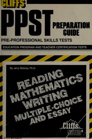 Cover of Pre-professional Skills Test Preparation Guide