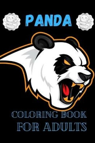 Cover of Panda coloring book for adults