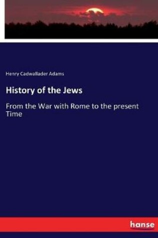 Cover of History of the Jews