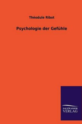 Cover of Psychologie der Gefühle