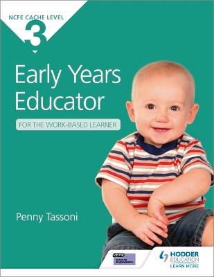 Book cover for NCFE CACHE Level 3 Early Years Educator for the Work-Based Learner
