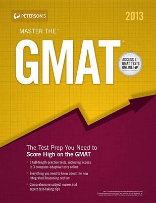 Book cover for Master the GMAT 2013