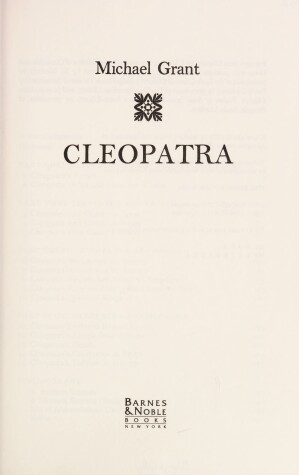 Book cover for Cleopatra