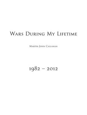 Cover of Wars During My Lifetime