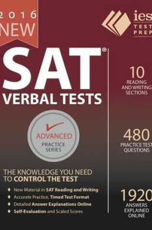 Cover of New SAT Verbal Tests