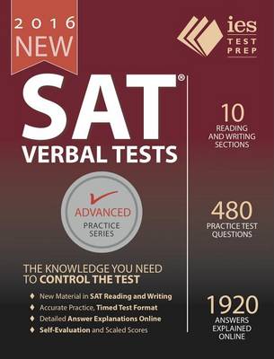 Book cover for New SAT Verbal Tests