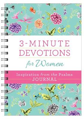 Book cover for 3-Minute Devotions for Women: Inspiration from the Psalms Journal