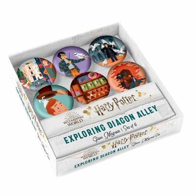 Book cover for Harry Potter: Exploring Diagon Alley Glass Magnet Set