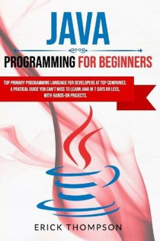 Cover of Java Programming for Beginners