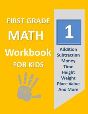 Book cover for First Grade Math Workbook for Kids