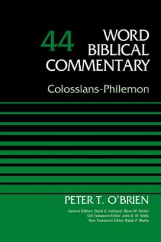 Cover of Colossians-Philemon