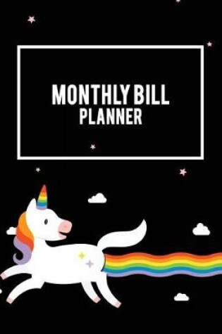 Cover of Monthly Bill Planner