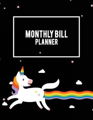 Book cover for Monthly Bill Planner