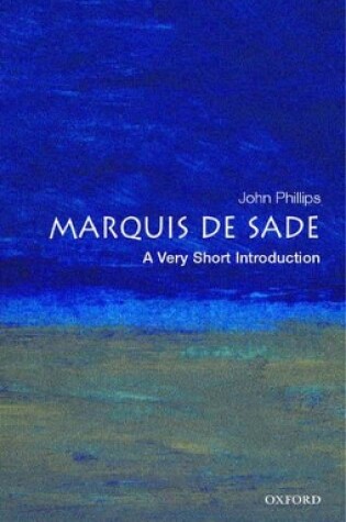 Cover of The Marquis de Sade: A Very Short Introduction