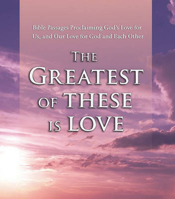 Book cover for Greatest of These is Love Audi