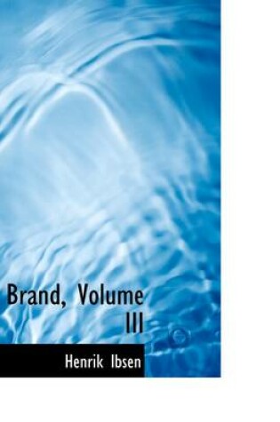 Cover of Brand, Volume III