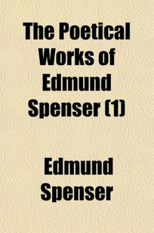 Cover of The Poetical Works of Edmund Spenser (1)