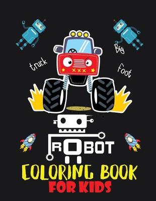 Book cover for Robot coloring book For Kids