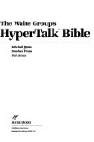 Cover of Hypertalk 2.0 Bible