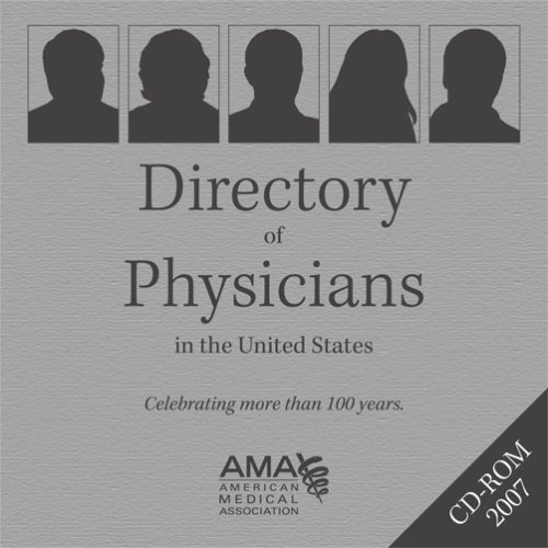 Book cover for 2007 Directory of Physicians in the Us 2-4 User CD-ROM