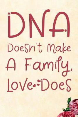 Book cover for DNA Doesn't Make a Family Love Does