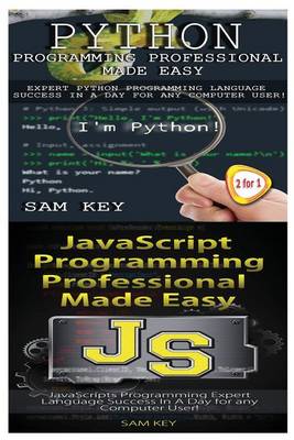 Book cover for Python Programming Professional Made Easy & JavaScript Professional Programming Made Easy