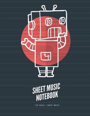 Book cover for Sheet Music Notebook