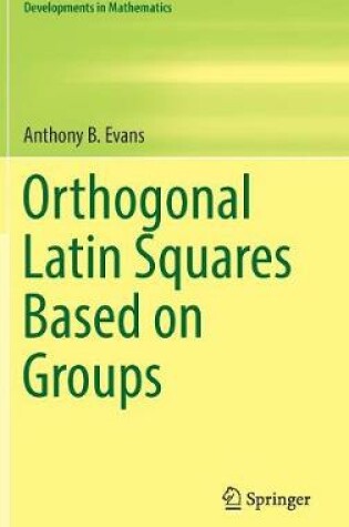 Cover of Orthogonal Latin Squares Based on Groups